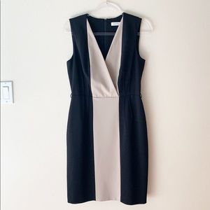 Calvin Klein Strip Sheath Dress Size 10 /Medium